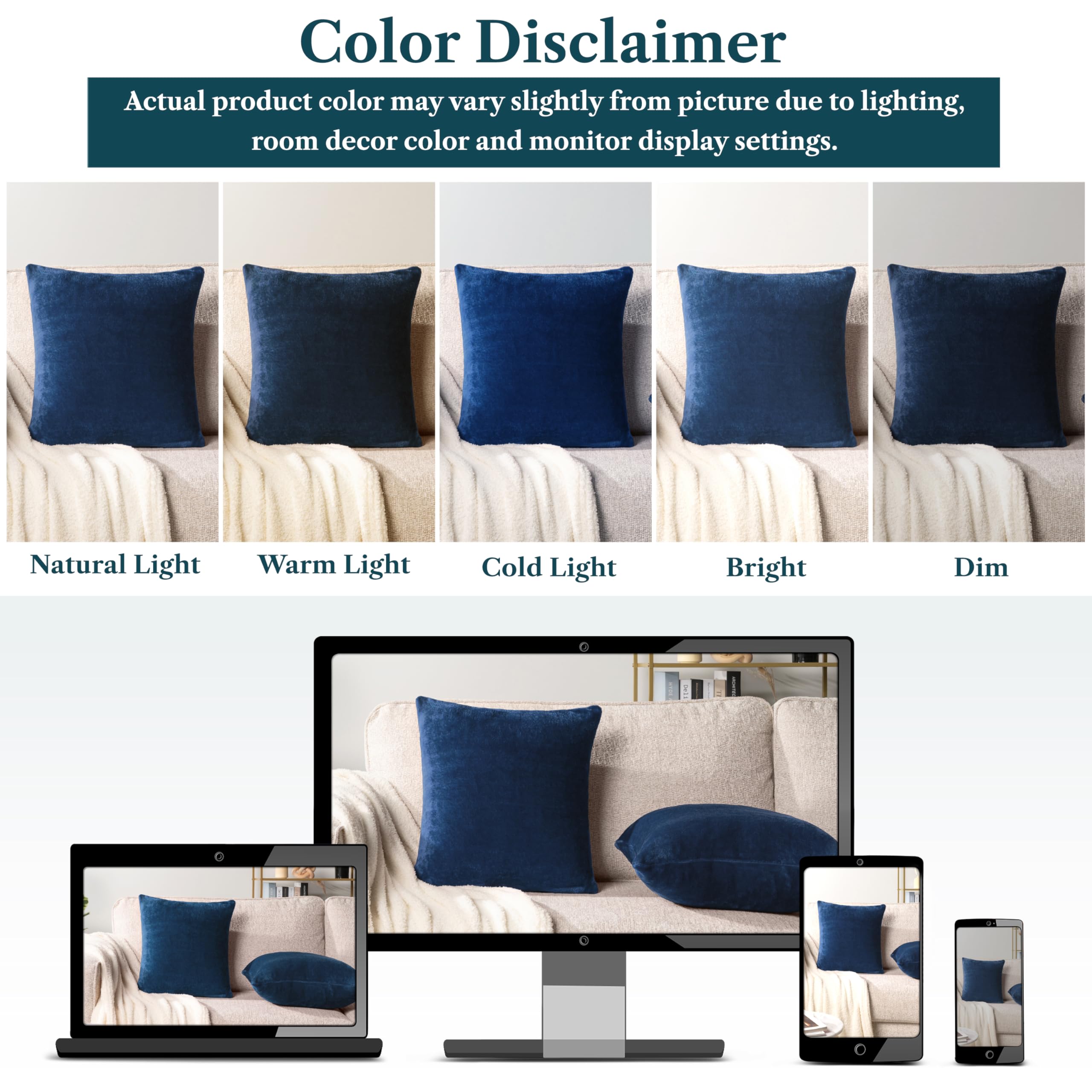 Amazon.co.jp: PAVILIA 装飾用クッションカバー 2枚セット 20x20インチ